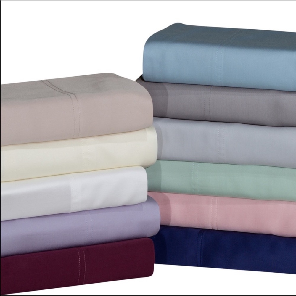 Egyptian Bamboo satin FEEL 1800 count FIBER sheets - Picture 6 of 9